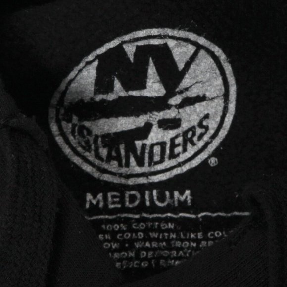 New York ISLANDERS Long Island Hockey Cotton Hoodie sz Medium /508 - Picture 4 of 4